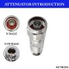 10dB N Male to N Female RF Coaxial Attenuator-Frequency 3GHz