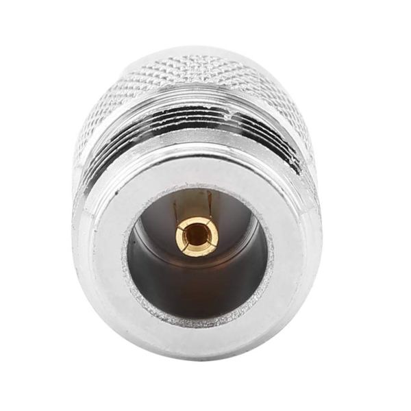 BNC Female to N Female Adapter | RF Coaxial Connector | N-Type to BNC Coupler - Pack of 2