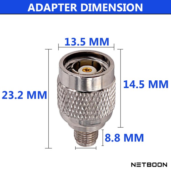 Adattatore Wireless 2,4 GHz Adattatore Connettore RP-TNC Maschio A RP-SMA Femmina Per Antenne WiFi E Radio Adattatore Rete Wireless - Foto 9