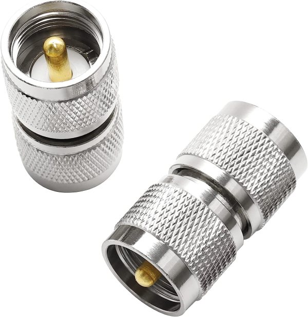 UHF Male to UHF Male Adapter