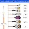 Low Loss RG 316 Coax Jack Cable for Router | Video Surveillance System | Microwave Applications