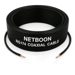 RG 174 Low Loss Coaxial Cable for RF Adapter | Connector | Security Camera | WI-FI Radios