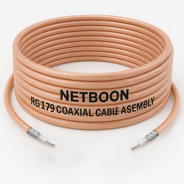RG179 Only Cable - 1 RG 179 Pure Copper Flexible Coax Cable for | Magnetic Antenna | Indoor Outdoor Applications | Modem