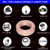 Rg 179 4 RG 179 Pure Copper Flexible Coax Cable for | Magnetic Antenna | Indoor Outdoor Applications | Modem