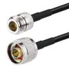 HLF200 Coaxial Jumper Cable with N Male to N Female Connectors for High-Frequency RF Applications