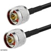 RG 58 2 N Male to N Male Plug RF Connector with Flexible RG 58 Coaxial Cable for 4G 5G LTE Router Modem