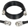 TNC Male to TNC Female with RG 58 Cable 1 TNC Male to TNC Female RF Cable Assembly