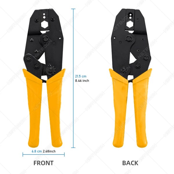 Crimping Tool for LMR 400 Cable, HLF 400 Cable, Belden9913, RG8, RG9, RG213, RG214 Coaxial Cable - Heavy Duty Crimper Tool Hex Die