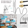 Ultra Low Loss HLF 200 Cable with RP SMA Male to RP SMA Female Connector for Cell Phone Booster | Repeater | Amplifier