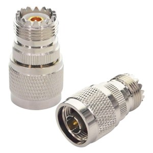 N Male to UHF female Adapter 1 N Male to UHF Female Adapter