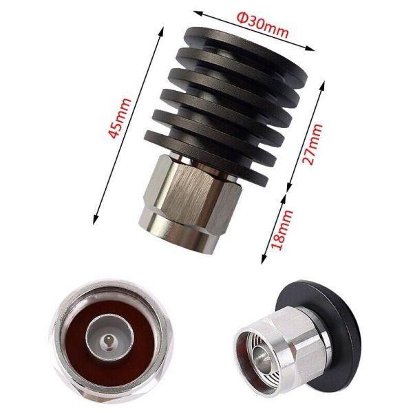 5 Watt Dummy Load 1 (3) 5 Watt 5G N Male Connector Dummy Load for Antenna Amplifier