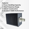 DUMMY LOAD 3 100 Watt Termination Load with N Male Type Connector-6GHz