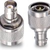 N Male to BNC Female RF Coaxial Adapter BNC Jack to N Plug Barrel Connector