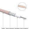 SMA Female to Dual SMA Male Y Type RG 316 Coaxial Extension Cable- 15cm