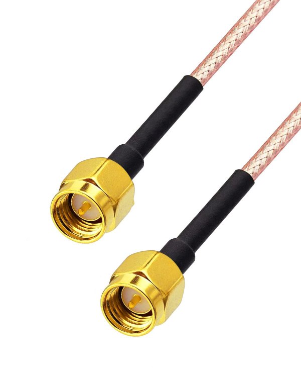 SMA Female to Dual SMA Male Y Type RG 316 Coaxial Extension Cable- 15cm