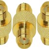 SMA Female to RP SMA Female 6 SMA Female to RP-SMA Female RF Adapter Connector | Coaxial Coupler – Pack of 2