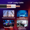 1-1-4 Leaky cable 3 1-1/4" Radiating Leaky RF Coaxial Cables for VHF Radio