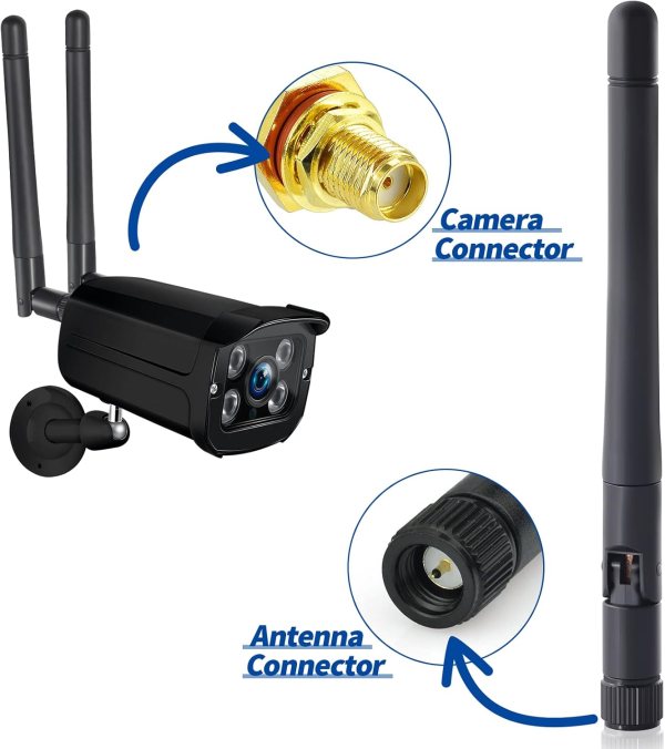 3dBi SMA Male Whip Antenna for WI-FI Hotspot Modem (3) 3dBi SMA Male Whip Antenna for WI-FI Hotspot Modem