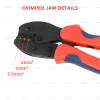MC4MC3 crimping tool 3 Solar MC4 MC3 Crimping Pliers, Hand Crimper Tool for Solar Panel Cable and Connector