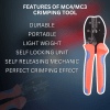MC4MC3 crimping tool 4 Solar MC4 MC3 Crimping Pliers, Hand Crimper Tool for Solar Panel Cable and Connector