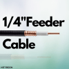 One fourth Feeder Cable 5 ¼” LDF RF Coaxial Feeder Extension Cable for Antenna Amplifiers