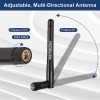 SMA Male Rubber duck Antenna 3 3dBi SMA Male Rubber Duck WiFi Antenna | 2.4GHz Wireless Antenna for Router, USB Adapter, CCTV Camera – Pack of 2