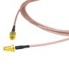 Low Loss RG316 Flexible RF Antenna Extender Coaxial Cable with SMA Male to SMA Female Connector for Indoor/Outdoor, Jumper Cable Assemblies
