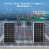 Solar Two Way, 2 in 1 PV Branch Connector for Solar Generator Battery Pack with 5 Pair MC 4 Connector