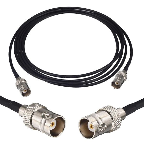 RG 58 Cable with BNC Female to BNC Female Connector BNC Type 50 Ohm  Extension Cable for Security Camera and Audio Video Signals