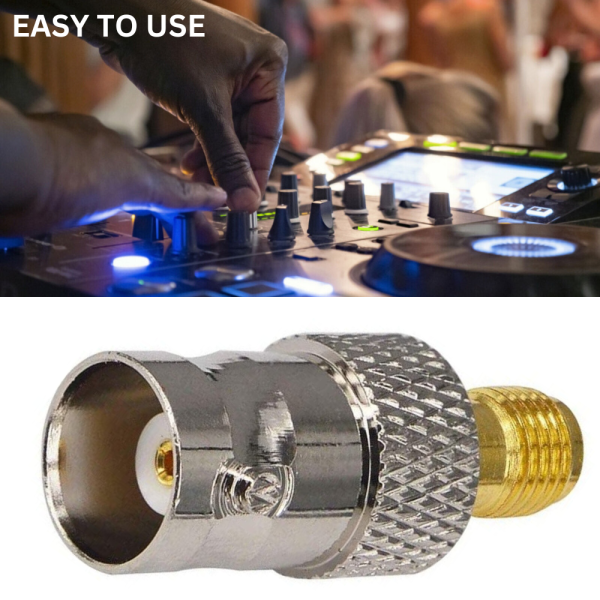 Bnc female to sma female adapter