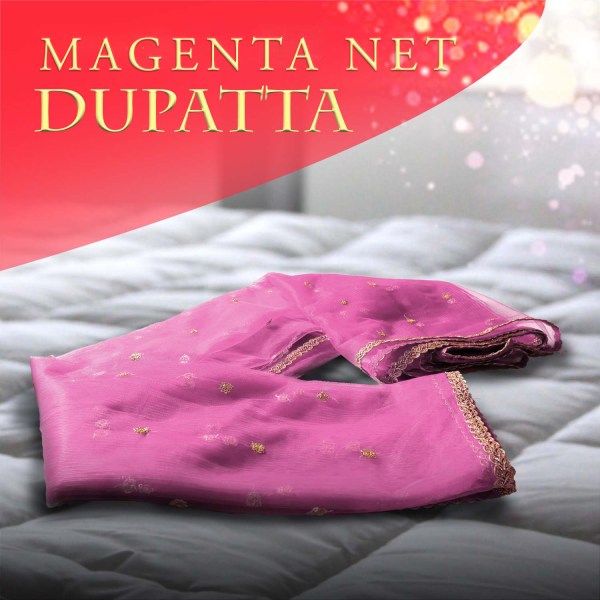 Bridal Fashion Trends Timeless Elegance 1 (2) Customized Bride Entry Dupatta | Latest Collection of Personalized Bride Groom Name Chunni | Make Your Day Special-Magenta