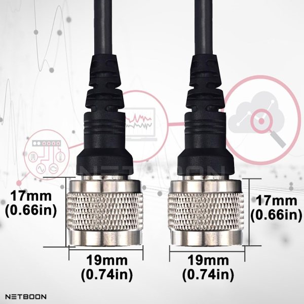 LMR 300 Cable with N Male to N Male Connector 4 HLF 300 Low Loss Flexible Jumper Wire with N Male to N Male Connector for Mobile Phone Signal Booster, Antennas, Amplifier