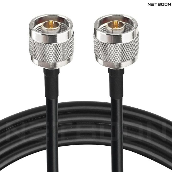 LMR 300 Cable with N Male to N Male Connector 7 HLF 300 Low Loss Flexible Jumper Wire with N Male to N Male Connector for Mobile Phone Signal Booster, Antennas, Amplifier