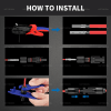 Solar Crimping Tool with Spanner and 5 Pair Solar Panel Connector for Photovoltaic System