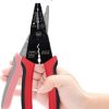 NETBOON Professional Stripping Tool, 8 Inch Wire Stripper, Multifunctional Cable Cutter for Electrical Use