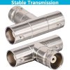 BNC Femael to dual band female adapter (2) BNC 3-Way Female to Female T Adapter RF Coaxial Jack