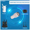 TNC MALE TO BNC FEMALE ADAPTER CONNECTOR CABLE antenna EXTENSION (5) TNC Male to BNC Female Adapter | Straight RF Coaxial Connector | 50 Ohm Converter - Pack of 2
