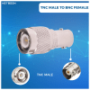 TNC MALE TO BNC FEMALE ADAPTER CONNECTOR CABLE antenna EXTENSION (7) TNC Male to BNC Female Adapter, 50 Ohm RF Connector, Straight Coaxial RF Adapter, NETBOON TNC BNC Connector, Antenna Coaxial Adapter, Radio Signal Connector, Wireless Communication Adapter, High-Frequency RF Adapter, Testing Equipment Connector, Durable TNC to BNC Adapter, Professional-Grade RF Connector, Compact Coaxial Adapter, RF Signal Transmission Tool, Surveillance System Coaxial Connector
