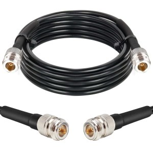 LMR200 RF Coaxial Cable Assembly with N Female to N Female Connector (1) LMR200 RF Coaxial Cable Assembly with N Female to N Female Connector