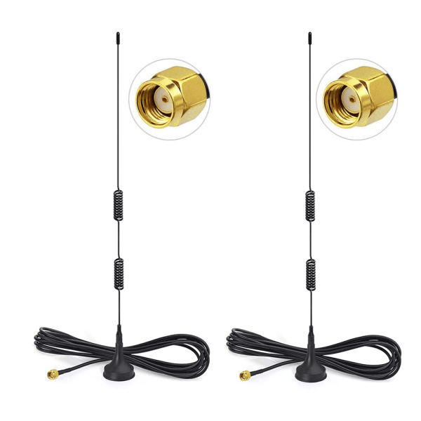 dBi Magnetic Base RP-SMA Male Antenna for WiFi Router Wireless Network Card USB Adapter Security IP Camera