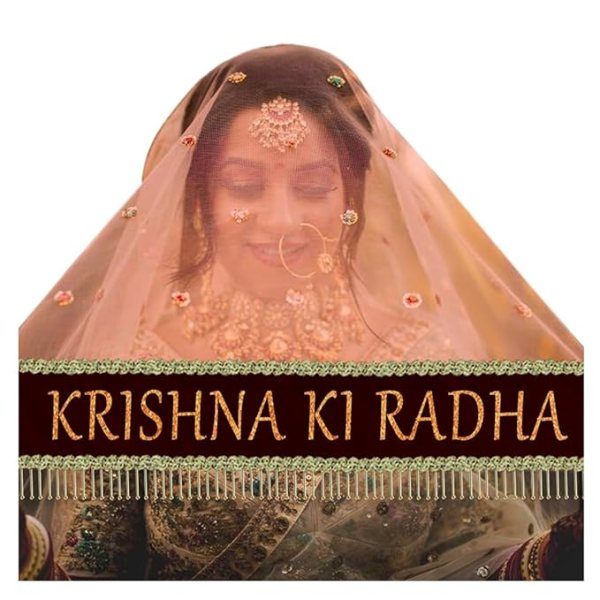 Customized Bridal Entry Soft Net Dupatta with Velvet Border & Latkan Lace – Name Personalization