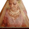 Name Customized Net Chunni for Brides Wedding (1) NETBOON Women’s Wedding Net Dupatta with Velvet Lace – Customized Bridal Entry Dupatta, 2.5m
