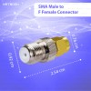 SMA Male to F Type Female Adapter | Coaxial RF Connector | SMA to F-Type Converter (Pack of 2)