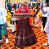 Sada Saubhagyawati Bhava Customized Bridal Dupatta with Sequins (5) Sada Saubhagyawati Bhava Customized Bridal Dupatta with Sequins & Kiran Lace – Name Wali Chunni for Wedding, Soft Net, Free Size, All Colors, 2.5m