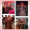 Women Gorgeous Wedding Customized Brides Entry Net Dupatta Women Gorgeous Wedding Customized Brides Entry Net Dupatta
