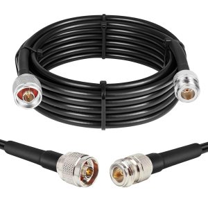 HLF400 Coaxial Cable Assembly – N Male to N Female Connector | High-Performance RF Cable by Netboon