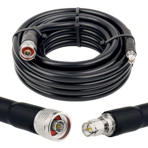 HLF400 Coaxial Cable Assembly – N Male to SMA Male Connector | Low-Loss 50 Ohm RF Cable for Antennas & Wireless Equipment