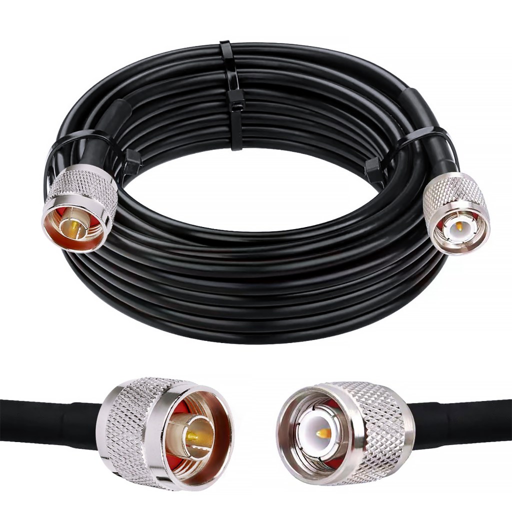 HLF400 Coaxial Cable Assembly with TNC Male to SMA Male Connector | 50 ...