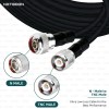HLF400 Coaxial Cable N Male to TNC Male Connector 50 Ohm Low Loss RF Coax Cable (3) HLF400 Coaxial Cable Assembly – N Male to TNC Male Connector | Low-Loss 50 Ohm RF Cable for Wireless & Industrial Applications