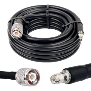 NETBOON HLF 400 Coaxial Cable Assembly with TNC Male to SMA Male Connector